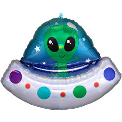 Spaceship/Alien-supershape-balloon-from-Cosmos-party-boxes